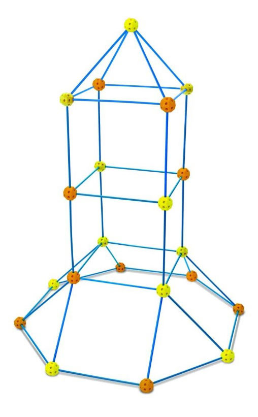 KLOCKI KONSTRUKCYJNE DO BUDOWANIA BAZY XXL 340 EL 9