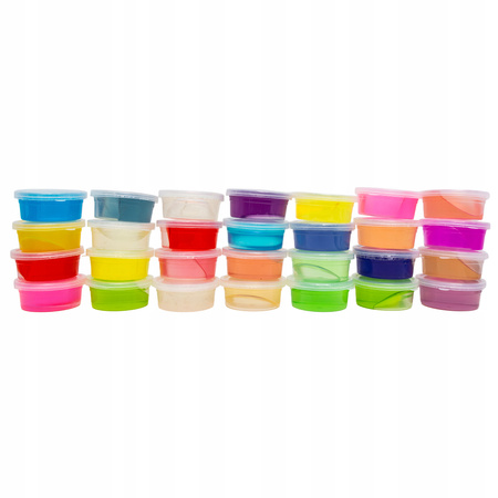 SLIME ZESTAW DO ROBIENIA GLUTÓW DLA DZIECI MASA SENSORYCZNA OGROMNY ZESTAW