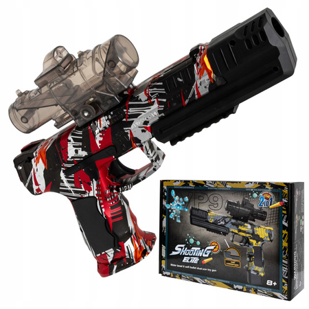 PISTOLET NA KULKI ŻELOWE DLA DZIECI AUTOMAT 2W1 NA AKUMULATOR + 500 KULEK