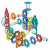 TOR MAGNETYCZNY DLA DZIECI TOR KULKOWY KLOCKI EDUKACYJNE PANELE ZESTAW 74EL