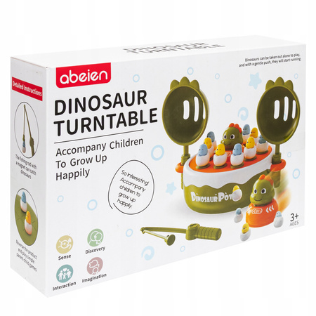 GRA ZRĘCZNOŚCIOWA ŁOWIENIE ŁAPANIE DINOZAURÓW DINOZAURY DLA DZIECI 5W1