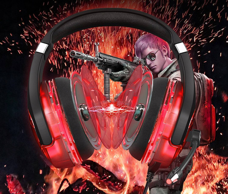 SŁUCHAWKI GAMINGOWE ONIKUMA K1B HEADSET GRACZA RGB
