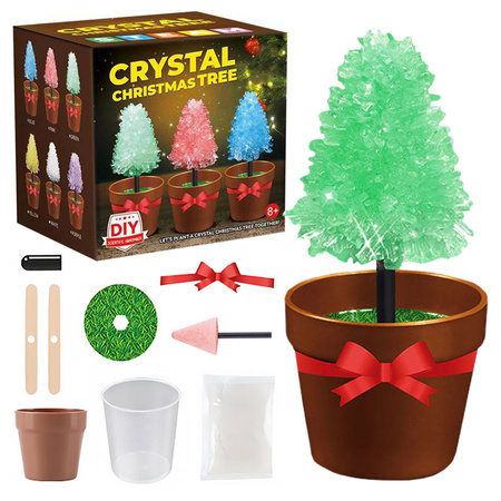 HODOWLA KRYSZTAŁÓW ZESTAW EDUKACYJNY EKSPERYMENTY MAŁY CHEMIK KRYSZTAŁY