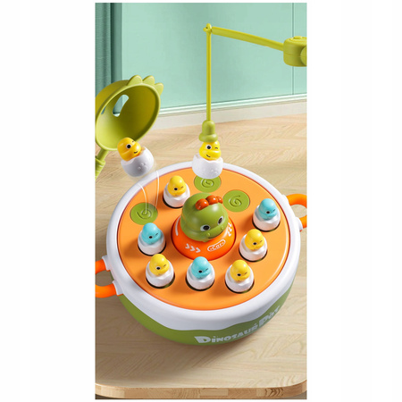 GRA ZRĘCZNOŚCIOWA ŁOWIENIE ŁAPANIE DINOZAURÓW DINOZAURY DLA DZIECI 5W1