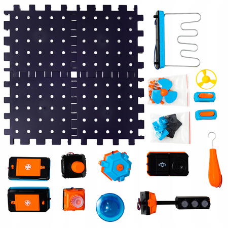 ZESTAW DOŚWIADCZALNY DLA DZIECI ELEKTRONIK MAŁY ELEKTRYK DZWONEK WIATRAK XL