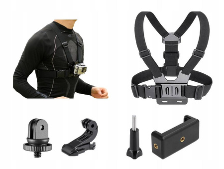 SZELKI UCHWYT CHEST MOUNT DO GoPro 10 9 8 7 6 5 4