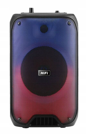 GŁOŚNIK BLUETOOTH BEZPRZEWODOWY MOBILNY KOLUMNA FM + PILOT MIKROFON KARAOKE