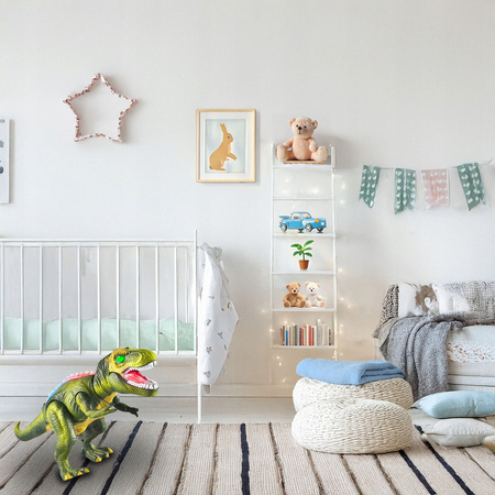 DINOZAUR DLA DZIECI ZDALNIE STEROWANY ROBOT ZABAWKA NA PILOTA CHODZI RYCZY