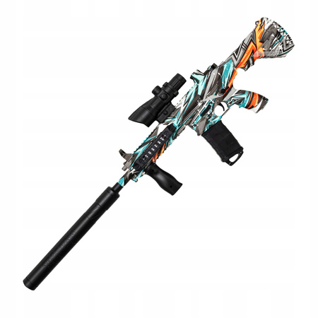 KARABIN SNAJPERSKI 2 TRYBY STRZELANIA AUTOMAT NA KULKI ŻELOWE + 1000 KULEK