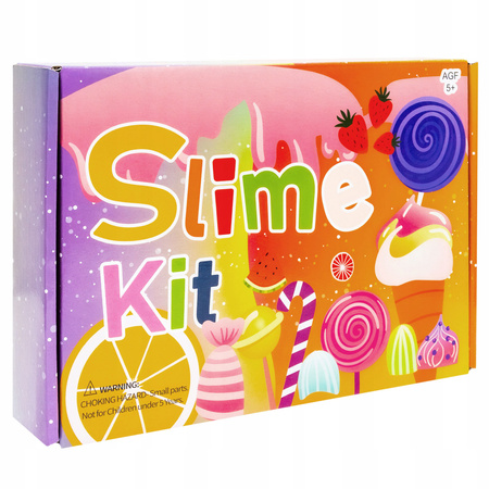 GLINKA SLIME DLA DZIECI LODY BABECZKI MASA PLASTYCZNA SENSORYKA + OZDOBY
