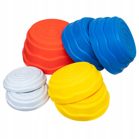 KAMIENIE BALANSUJĄCE DLA DZIECI ŚCIEŻKA SENSORYCZNA TRENING RÓWNOWAGI 7 SZT