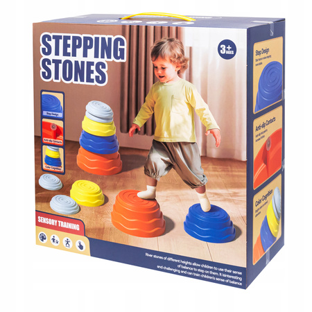 TRENING RÓWNOWAGI DLA DZIECI ŚCIEŻKA SENSORYCZNA KAMIENIE BALANSUJĄCE 5 EL