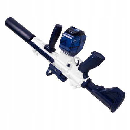 KARABIN NA WODĘ AUTOMATYCZNY PISTOLET DLA DZIECI SIKAWKA 2 MAGAZYNKI LED
