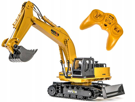 KOPARKA DUŻA METALOWA ZDALNIE STEROWANA SPYCHACZ