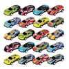 RESORAKI AUTKA WYŚCIGOWE SAMOCHODZIKI Z NAPĘDEM METALOWE AUTA 70SZT KUFEREK