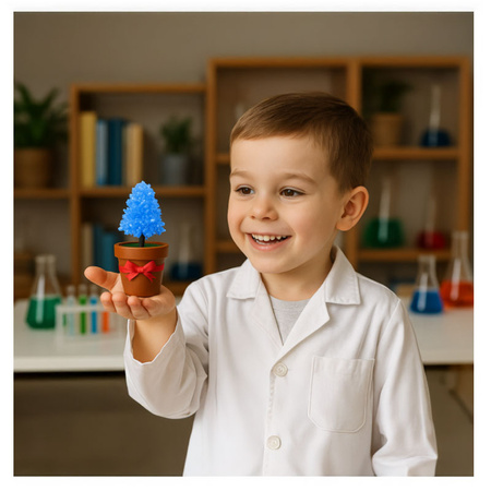 HODOWLA KRYSZTAŁÓW ZESTAW EDUKACYJNY EKSPERYMENTY MAŁY CHEMIK KRYSZTAŁY