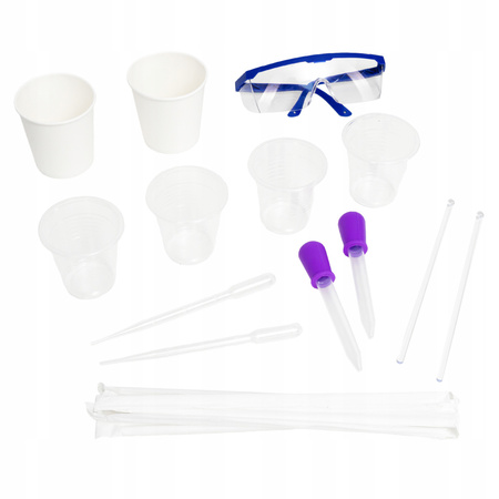 LABORATORIUM CHEMICZNE DLA DZIECI STOLIK 30 EKSPERYMENTÓW KOLOROWA PIANA