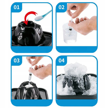 LABORATORIUM DLA DZIECI ZABAWKA EDUKACYJNA 270 EKSPERYMENTÓW WULKAN ŚNIEG