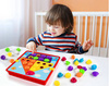 UKŁADANKA EDUKACYJNA GUZIKOWA MOZAIKA 58 EL.