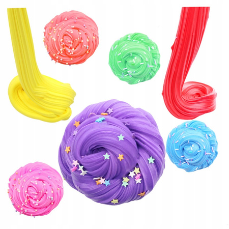 SLIME ZESTAW KREATYWNY DLA DZIECI LODY BABECZKI MASA PLASTYCZNA + AKCESORIA