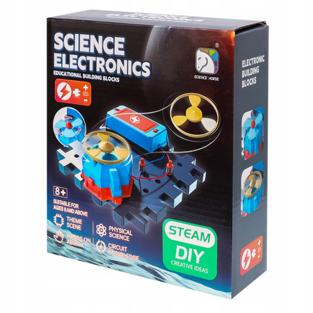 LABORATORIUM ELEKTRONIKI MAŁY ELEKTRYK ZABAWKA EDUKACYJNA DLA DZIECI NAUKA