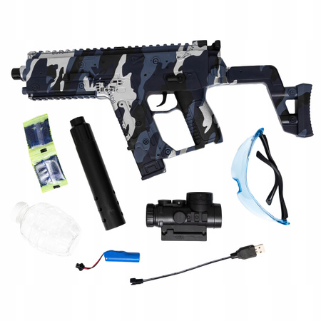 PISTOLET KARABIN SNAJPERSKI AUTOMAT NA KULKI ŻELOWE 2 TRYBY + 1000 KULEK