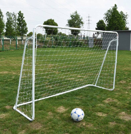 DUŻA BRAMKA PIŁKARSKA DLA DZIECI BRAMKA TRENINGOWA METALOWA 213 x 150 cm