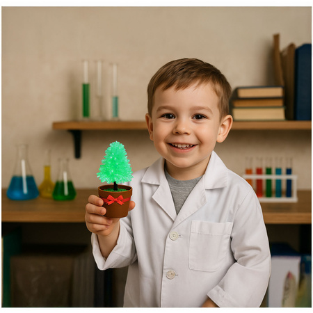 HODOWLA KRYSZTAŁÓW ZESTAW EDUKACYJNY EKSPERYMENTY MAŁY CHEMIK KRYSZTAŁY