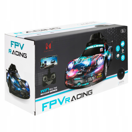 AUTO Z KAMERĄ WIFI PODGLĄD NA ŻYWO SAMOCHÓD OŚWIETLENIE LED DRIFT + PILOT