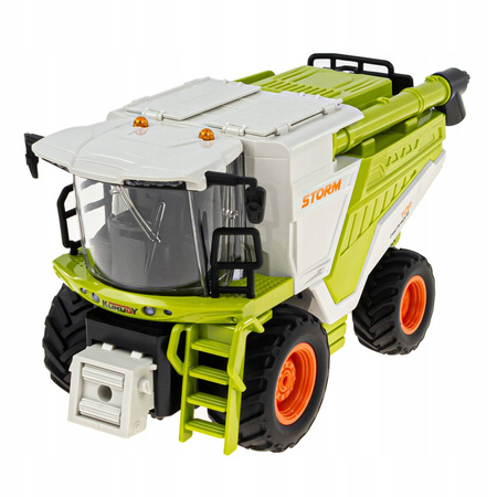 ZDALNIE STEROWANY KOMBAJN DLA DZIECI DYM DŹWIĘK RUCHOME ELEMENTY LED 2W1