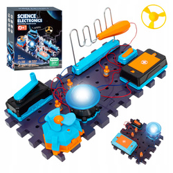 ZESTAW DOŚWIADCZALNY ELEKTRONIK DLA DZIECI ELEKTRYK WIATRAK NAUKA I ZABAWA