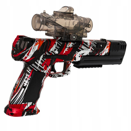 PISTOLET NA KULKI ŻELOWE DLA DZIECI AUTOMAT 2W1 NA AKUMULATOR + 500 KULEK