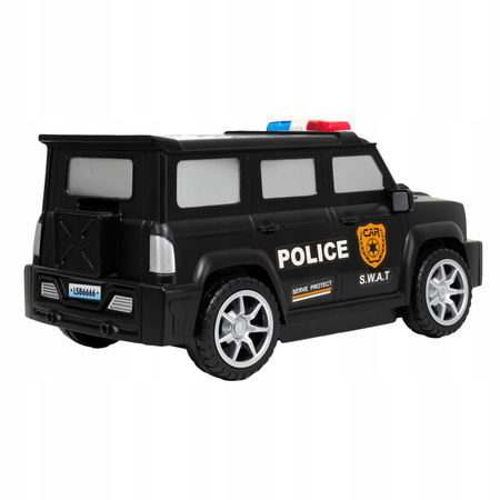 SKARBONKA SEJF DLA DZIECI POLICJA SWAT AUTO SAMOCHÓD NA HASŁO PIN DŹWIĘK