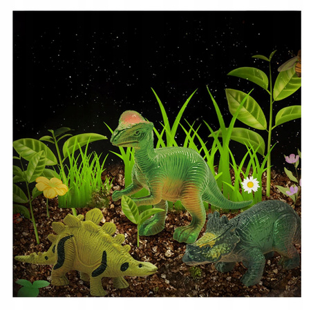 DINOZAURY TERRARIUM OGRÓD W SŁOIKU LAMPKA NOCNA ZESTAW EDUKACYJNY NASIONA
