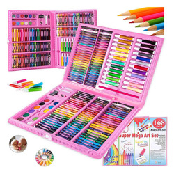 DUŻY ZESTAW ARTYSTYCZNY XXL WALIZKA 168 elementów