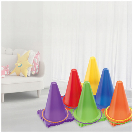 RINGO GRA ZRĘCZNOŚCIOWA DLA DZIECI RZUCANIE DO CELU PIŁECZKI WORECZKI LED