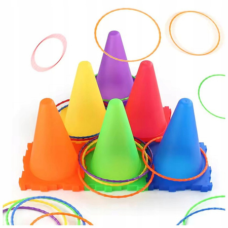 RINGO GRA ZRĘCZNOŚCIOWA DLA DZIECI RZUCANIE DO CELU PIŁECZKI WORECZKI LED