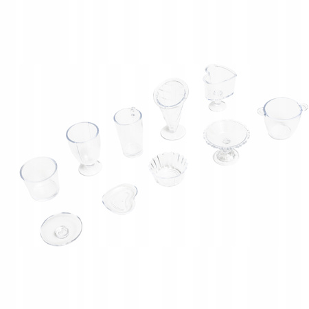 ZESTAW DO ROBIENIA SLIME GLUTY DLA DZIECI GLINKA FOREMKI NACZYNIA W KUFERKU