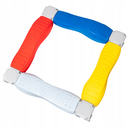 ŚCIEŻKA SENSORYCZNA TRENING RÓWNOWAGI MODUŁOWY TOR BALANSOWY 65 X 65 CM