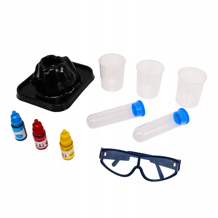 LABORATORIUM CHEMICZNE DLA DZIECI EKSPERYMENTY MAŁY CHEMIK WULKAN ŚNIEG