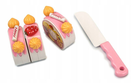 TORT URODZINOWY DO KROJENIA ZESTAW DLA DZIECI ŚWIECZKI + AKCESORIA 75 EL