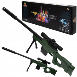 KARABIN SNAJPERSKI NA KULKI ŻELOWE DUŻA SNAJPERKA 79 CM ZESTAW + 500 KULEK