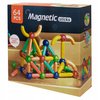 KLOCKI MAGNETYCZNE RURKI DLA DZIECI DUŻY ZESTAW EDUKACYJNY KREATYWNY 64 EL