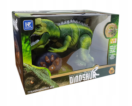 DINOZAUR DLA DZIECI ZDALNIE STEROWANY ROBOT ZABAWKA NA PILOTA CHODZI RYCZY