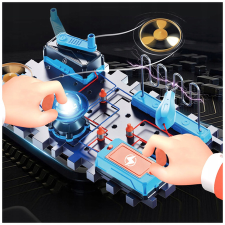 ZESTAW DOŚWIADCZALNY ELEKTRONIK DLA DZIECI ELEKTRYK WIATRAK NAUKA I ZABAWA