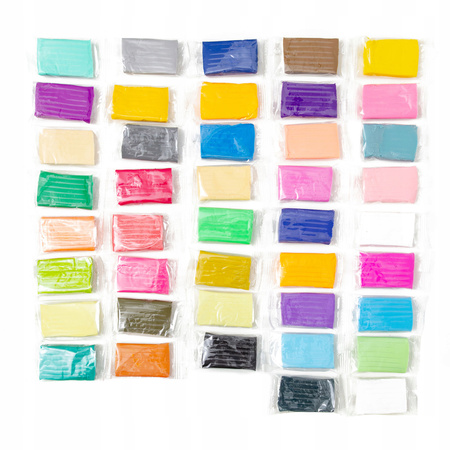 GLINKA POLIMEROWA TWORZENIE BRELOKÓW KOLCZYKÓW MASA PLASTYCZNA + AKCESORIA