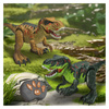 DINOZAUR ZDALNIE STEROWANY DLA DZIECI T-REX EFEKTY DŹWIĘKOWE RYCZY LED