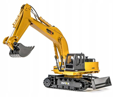 KOPARKA DUŻA METALOWA ZDALNIE STEROWANA SPYCHACZ