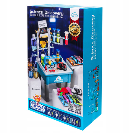 MAŁY CHEMIK LABORATORIUM CHEMICZNE DLA DZIECI DO 270 EKSPERYMENTÓW WULKAN