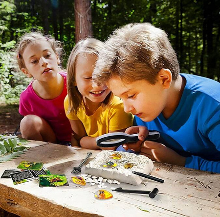 KOPALNIA BURSZTYNÓW Z OWADAMI MAŁY ARCHEOLOG WYKOPALISKA ZABAWKA EDUKACYJNA